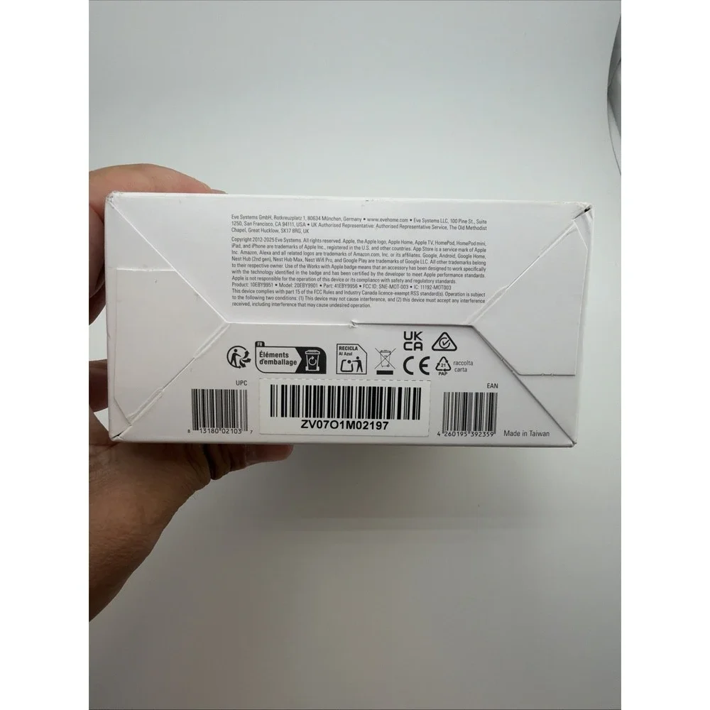 Eve Motion (Matter) Smart Motion Sensor - 1 Pack - White